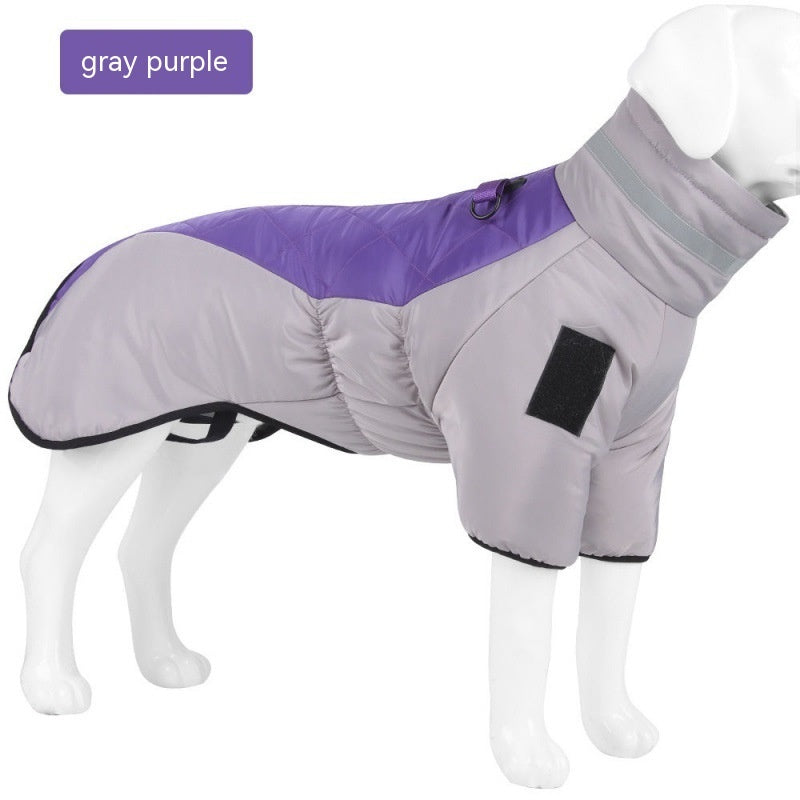Winter Waterproof Dog Coat | Thick Warm Pet Jacket for Medium & Large Dogs | Cold Weather Dog Vest for Labrador & Big Breeds