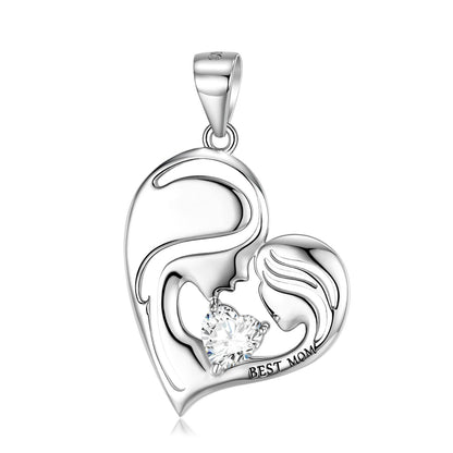 S925 Sterling Silver Best Mom Necklace Mother's Day Series Necklace - GM Traders