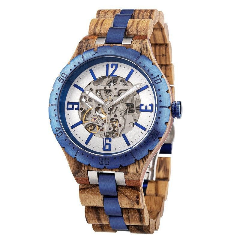 Wooden Automatic Mechanical Watches Men Luxury - GM Traders