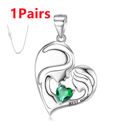S925 Sterling Silver Best Mom Necklace Mother's Day Series Necklace - GM Traders