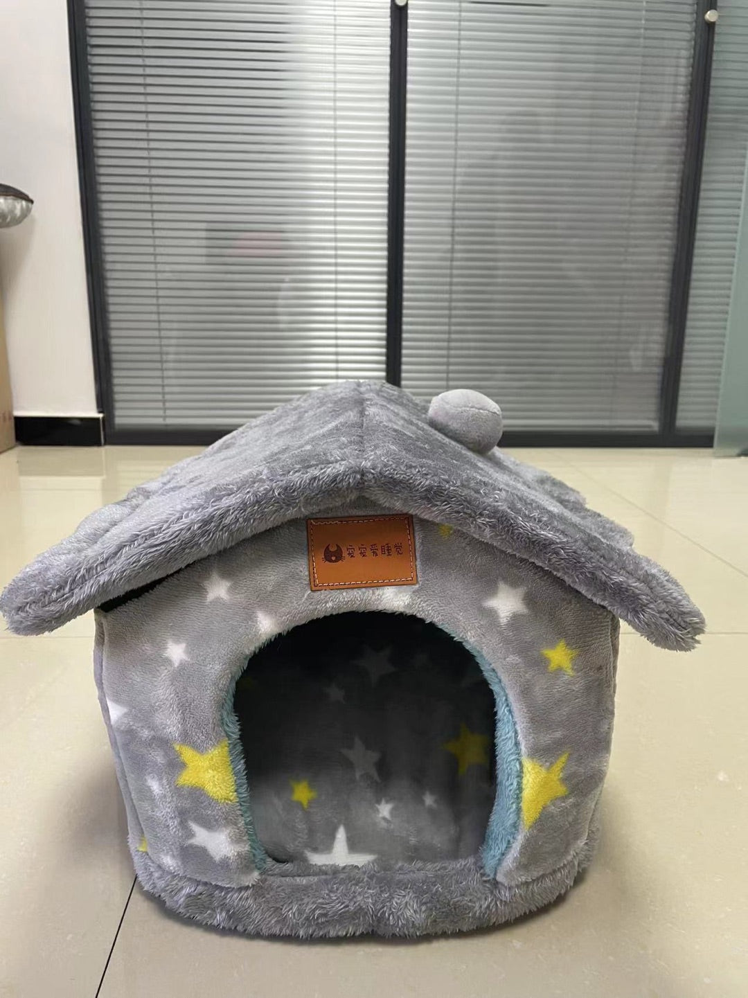 Foldable Dog & Cat House – Winter Warm Pet Kennel ❄️