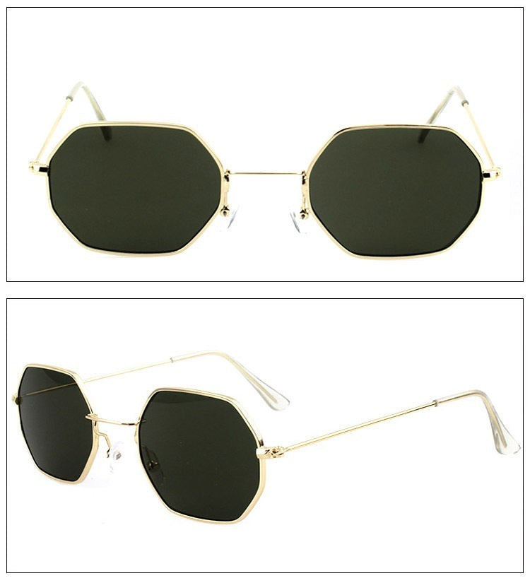 Ocean Polygonal Sunglasses – Trendy UV Protection Eyewear🕶️✨ - GM Traders