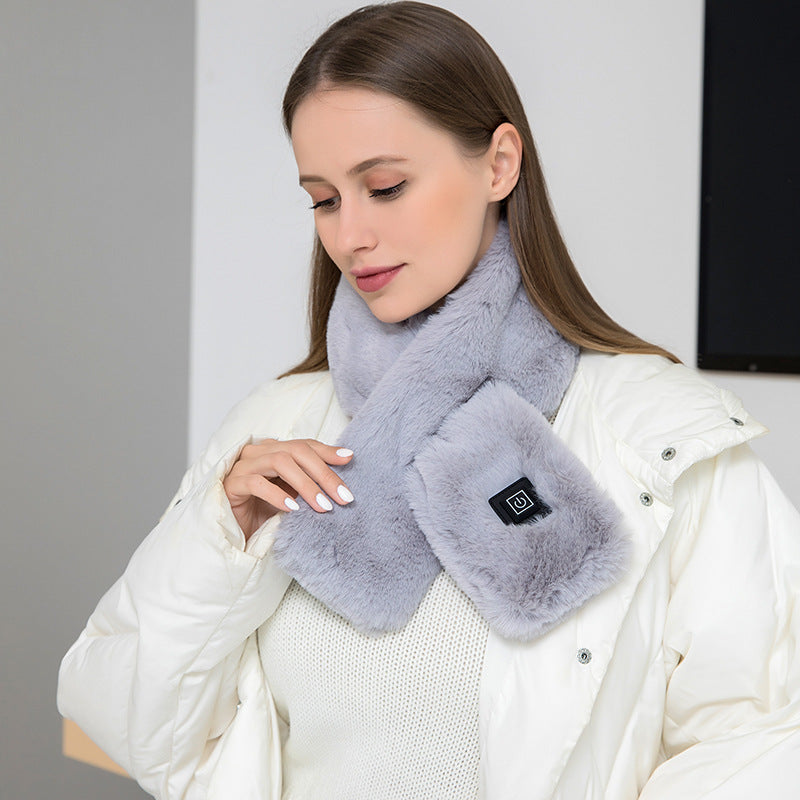USB Electric Heated Scarf – 3-gear Neck Warmer for Men & Women ❄️
