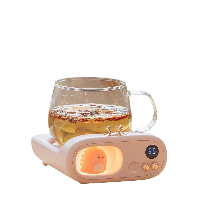 Adjustable Temperature Heating Coaster | Coffee & Tea Cup Warmer for Home & Office