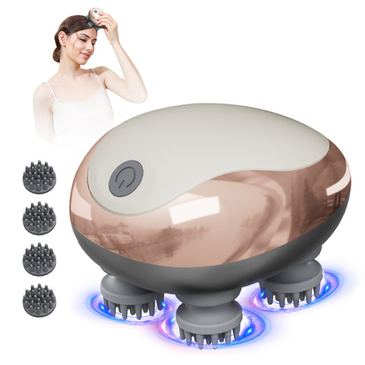 Hair Relaxation Tool 3D Massage Comb Smart Scalp Massager Relieves Fatigue Essential For Home And Office Rechargeable Massager - GM Traders