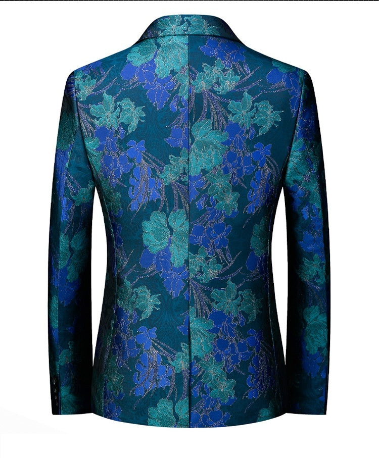 Men’s Jacquard Suit – Formal Wear for Wedding, Best Man & MC - GM Traders