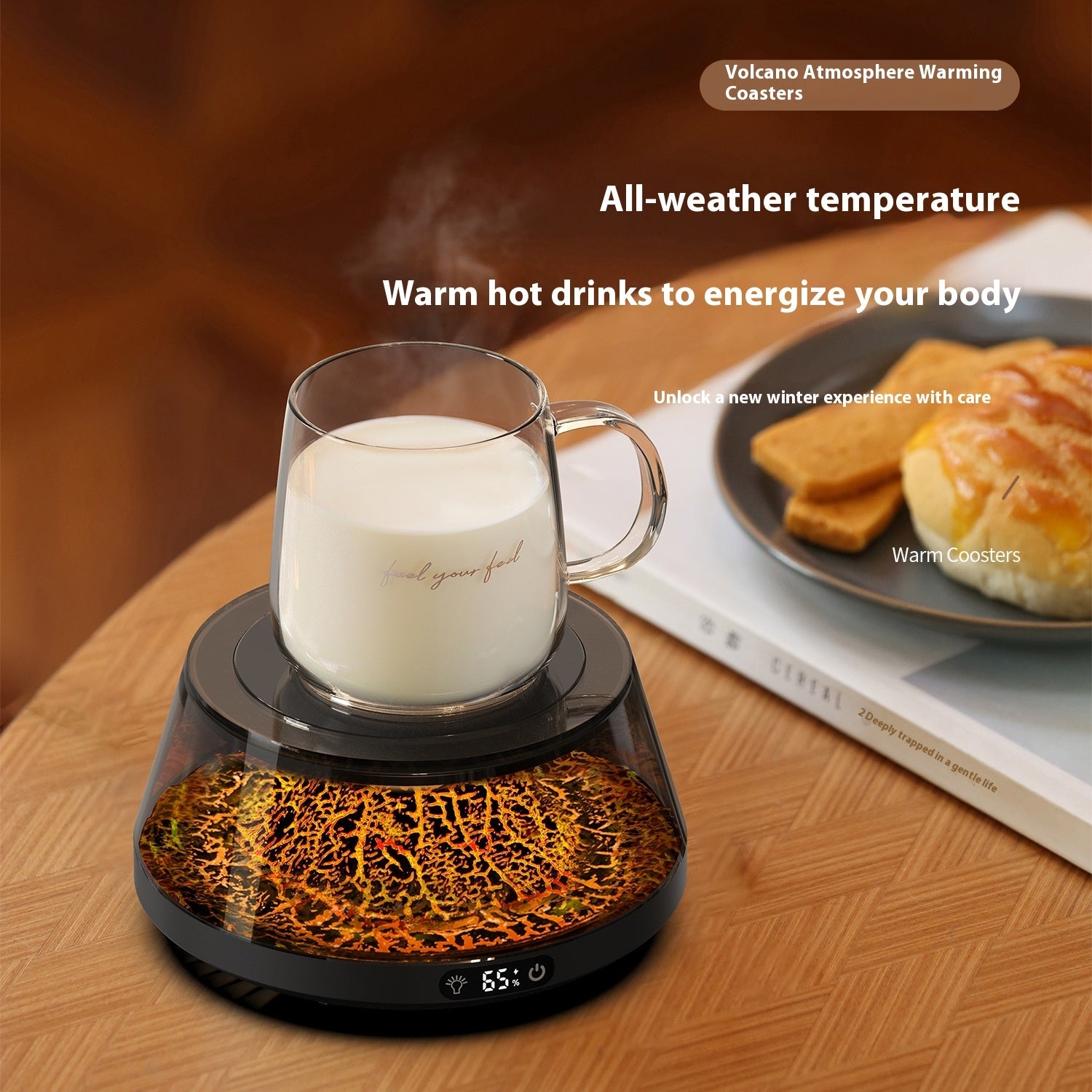 Intelligent Constant Temperature Heating Cup Warming Holder – Smart Electric Mug Warmer
