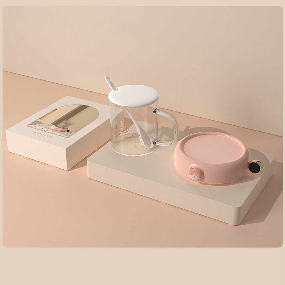 Smart Gas Stove-Style Heating Coaster – Three-Speed Temperature Adjustable Household Cup Warmer