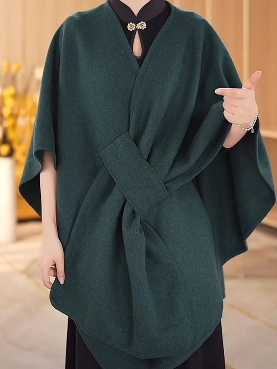 Knitted Cardigan Cape And Shawl