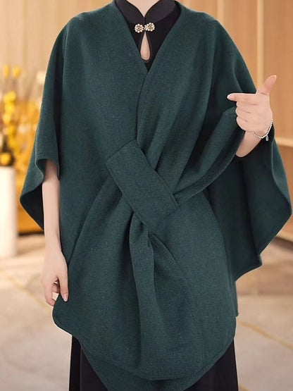 Knitted Cardigan Cape And Shawl