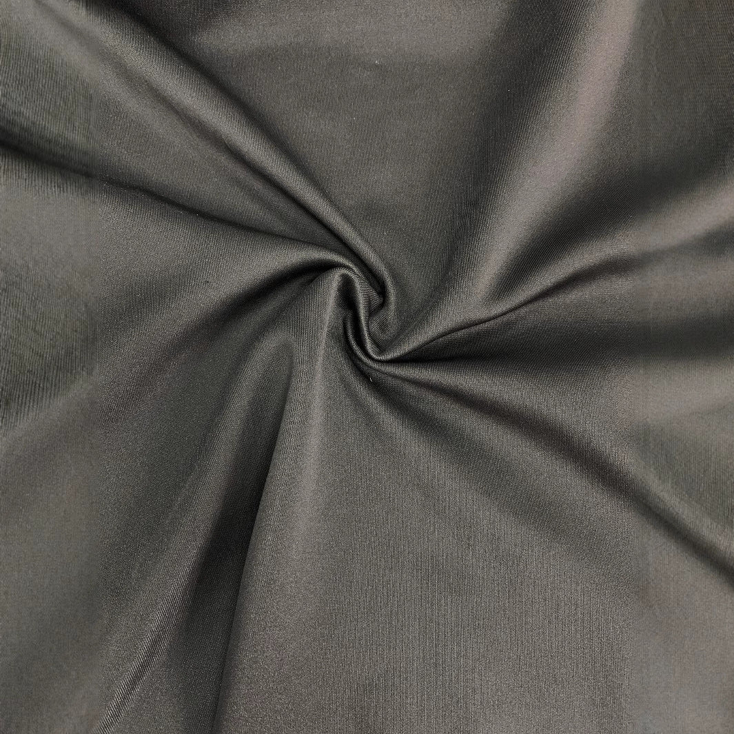 One-Shoulder Cloak Slit Black Dress – Long Sleeve Party Dress (S–XL)