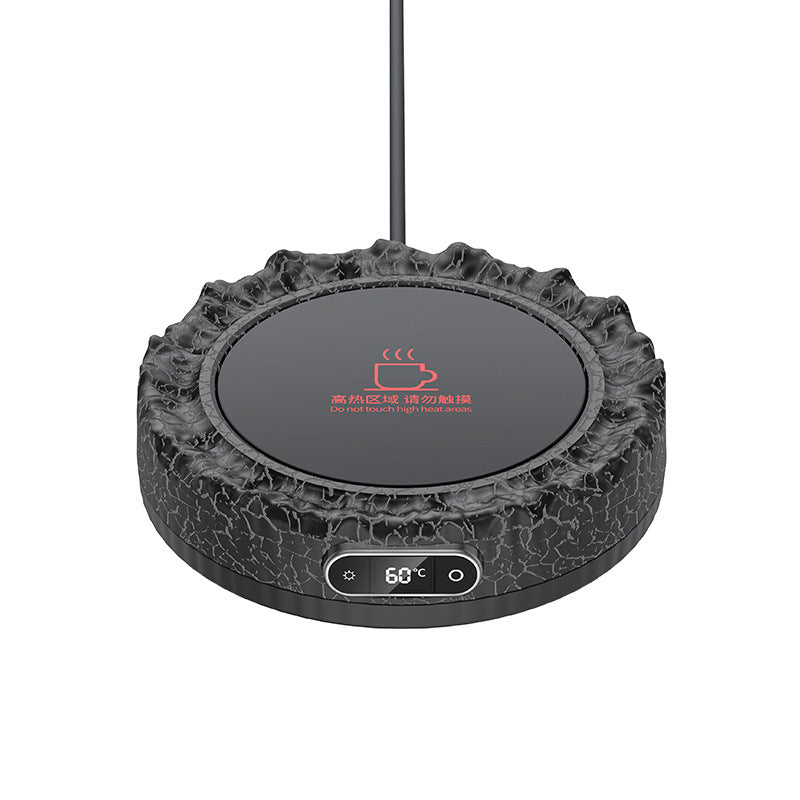 Intelligent Constant Temperature Cup Warmer – Digital Display Insulated Heating Coaster