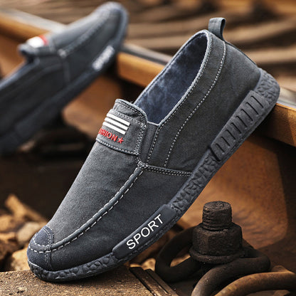 Cloth Shoes Men's Casual Shoes Canvas Washed Denim Men's Shoes - GM Traders