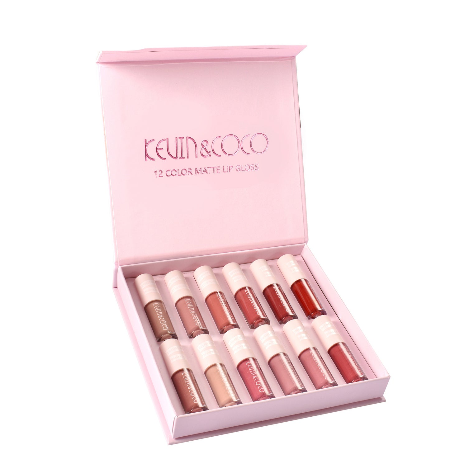 12 Color Lip Gloss Set Waterproof Long Lasting