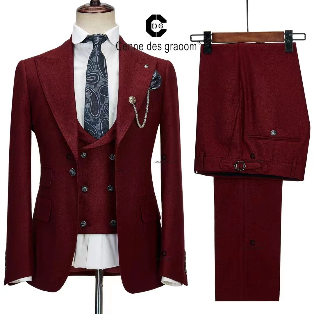 Men’s Wedding Suit – Slim Fit Tuxedo for Groom & Best Man - GM Traders
