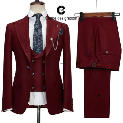 Men’s Wedding Suit – Slim Fit Tuxedo for Groom & Best Man - GM Traders