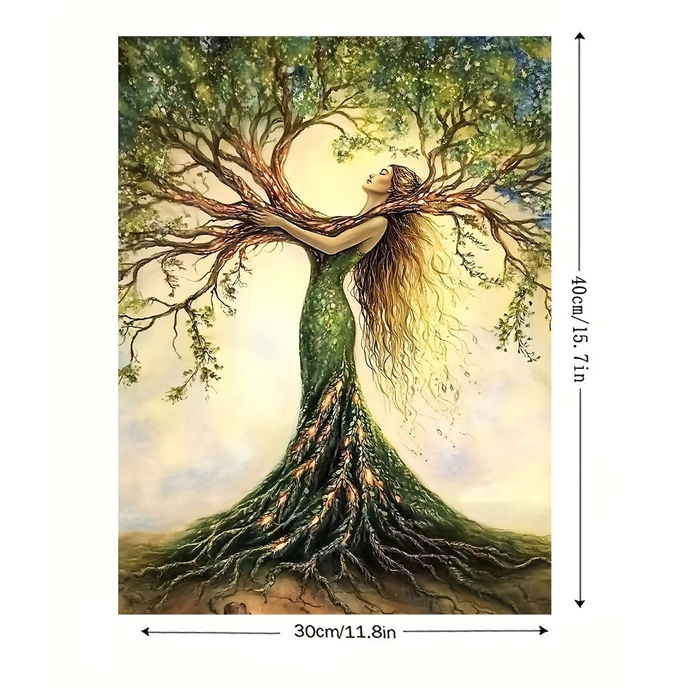 Tree of Life Canvas – Framed Nature Wall Art for Living Room & Office Decor