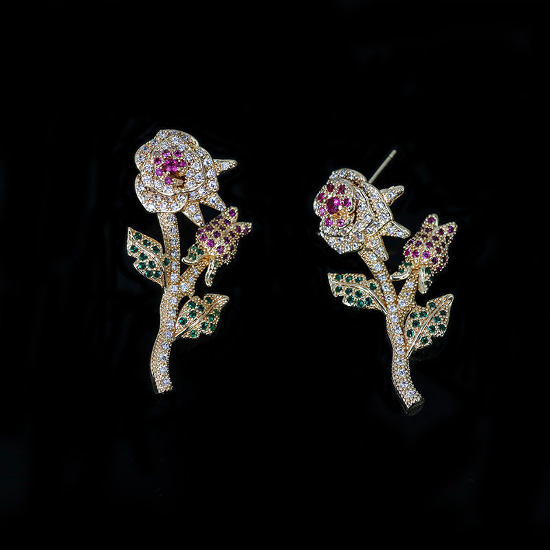 Bridal Jewelry Set – High Quality Flower Necklace & Earrings - GM Traders