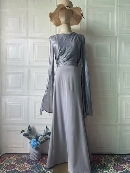 Polyester Long Sleeve Dress Dress Women - GM Traders