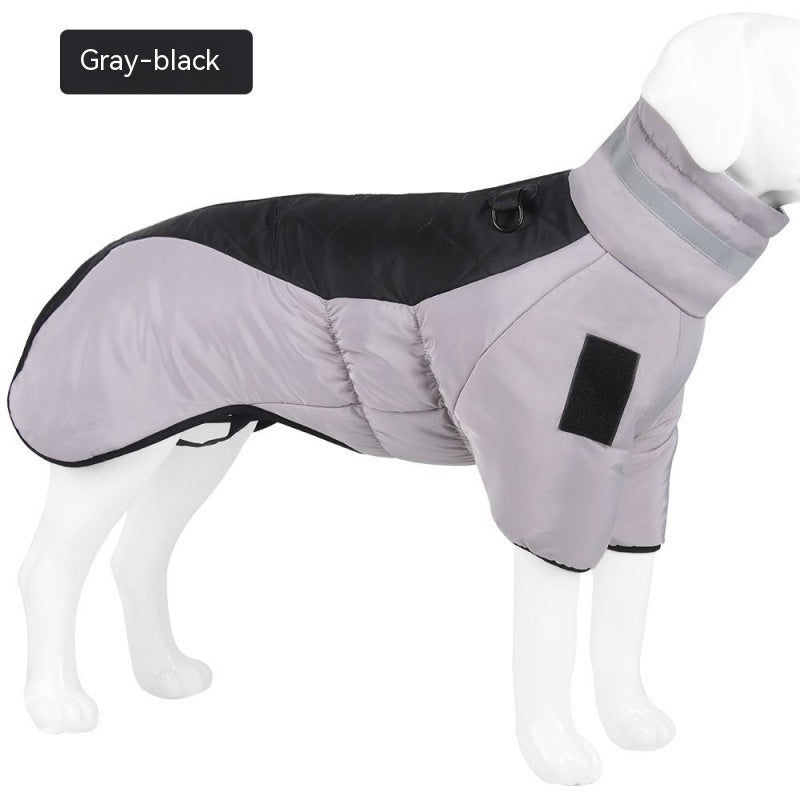Winter Waterproof Dog Coat | Thick Warm Pet Jacket for Medium & Large Dogs | Cold Weather Dog Vest for Labrador & Big Breeds