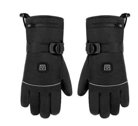 Winter Electric Heated Gloves – Motorcycle Touch Screen Thermal Riding Gloves for Men & Women