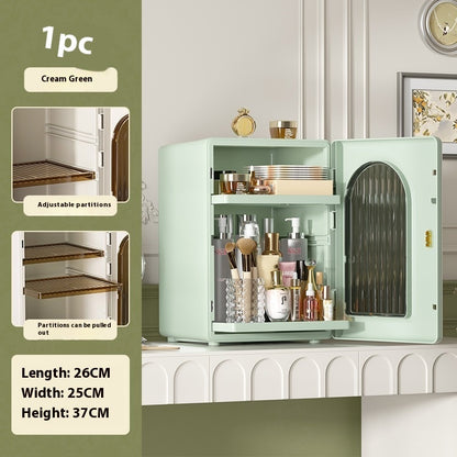 Light Luxury Desktop Cosmetics Storage Box – Makeup Organizer💄✨ - GM Traders