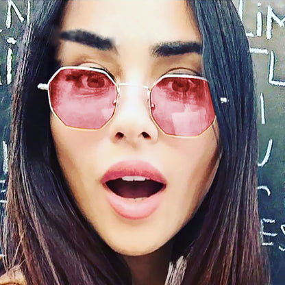 Ocean Polygonal Sunglasses – Trendy UV Protection Eyewear🕶️✨ - GM Traders