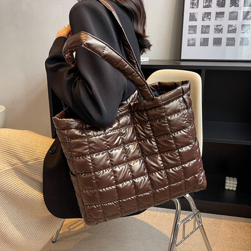 Winter Shoulder Bags Women Fashion Plaid Handbag - GM Traders