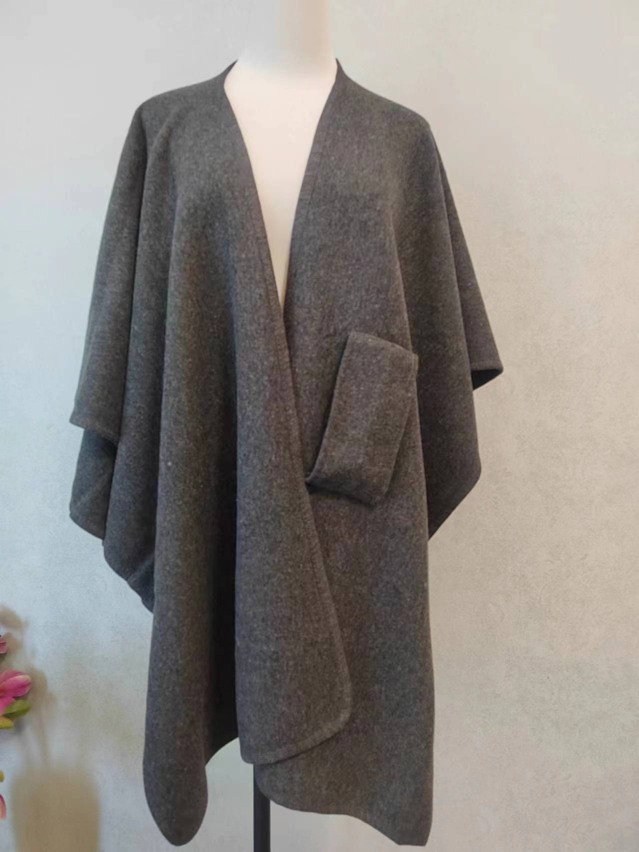 Knitted Cardigan Cape And Shawl