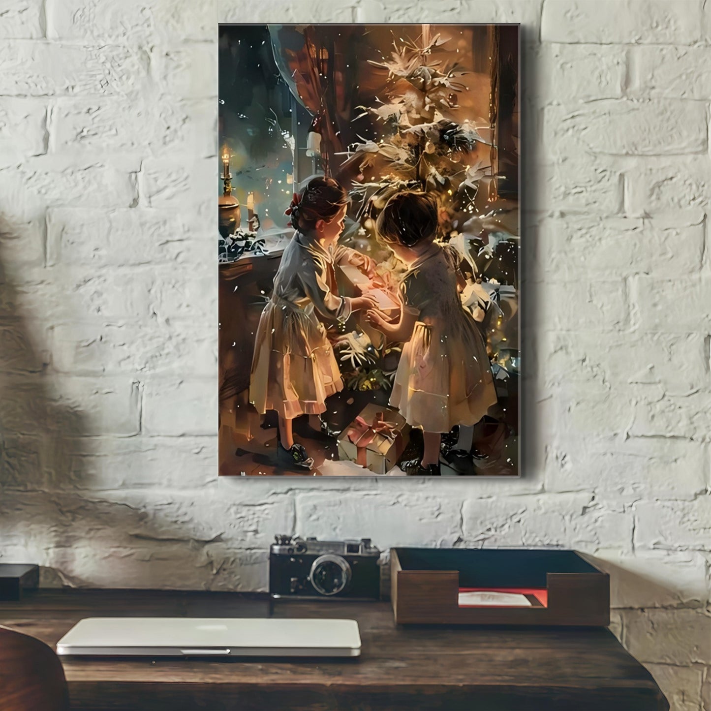 Holiday Canvas Wall Art – Framed Seasonal Home & Living Room Decor