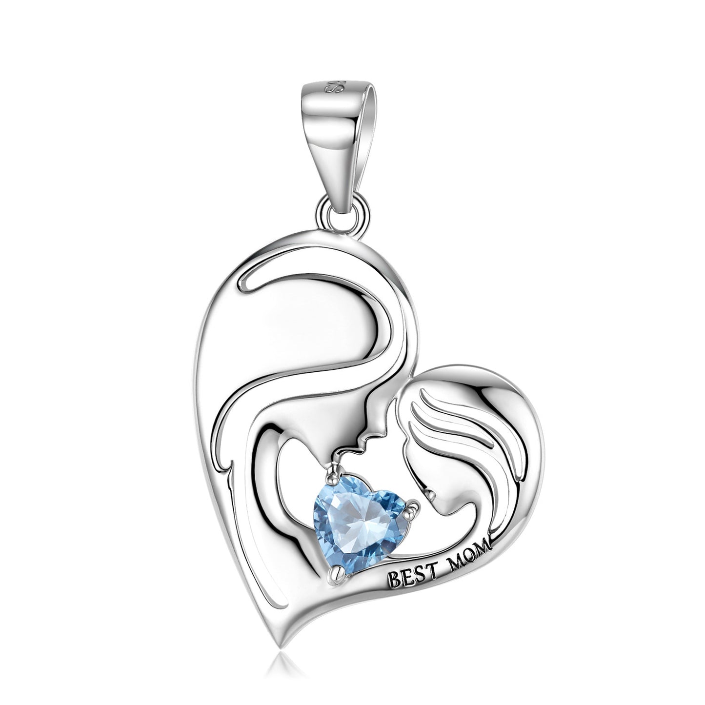 S925 Sterling Silver Best Mom Necklace Mother's Day Series Necklace - GM Traders