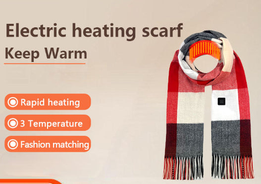 Thermal Multifunctional Electric Heating Scarf Women's Shawl Charging Heating | Winter