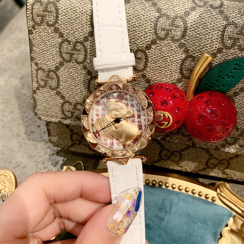 When The Golden Pig Girl's Watch Comes, It Will Transfer Fashion Watches - GM Traders